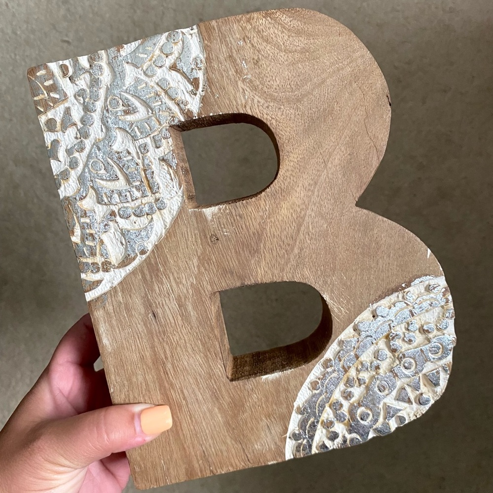 Letter “B” Decor